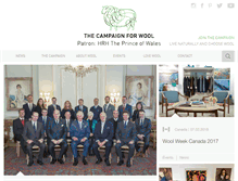 Tablet Screenshot of campaignforwool.org